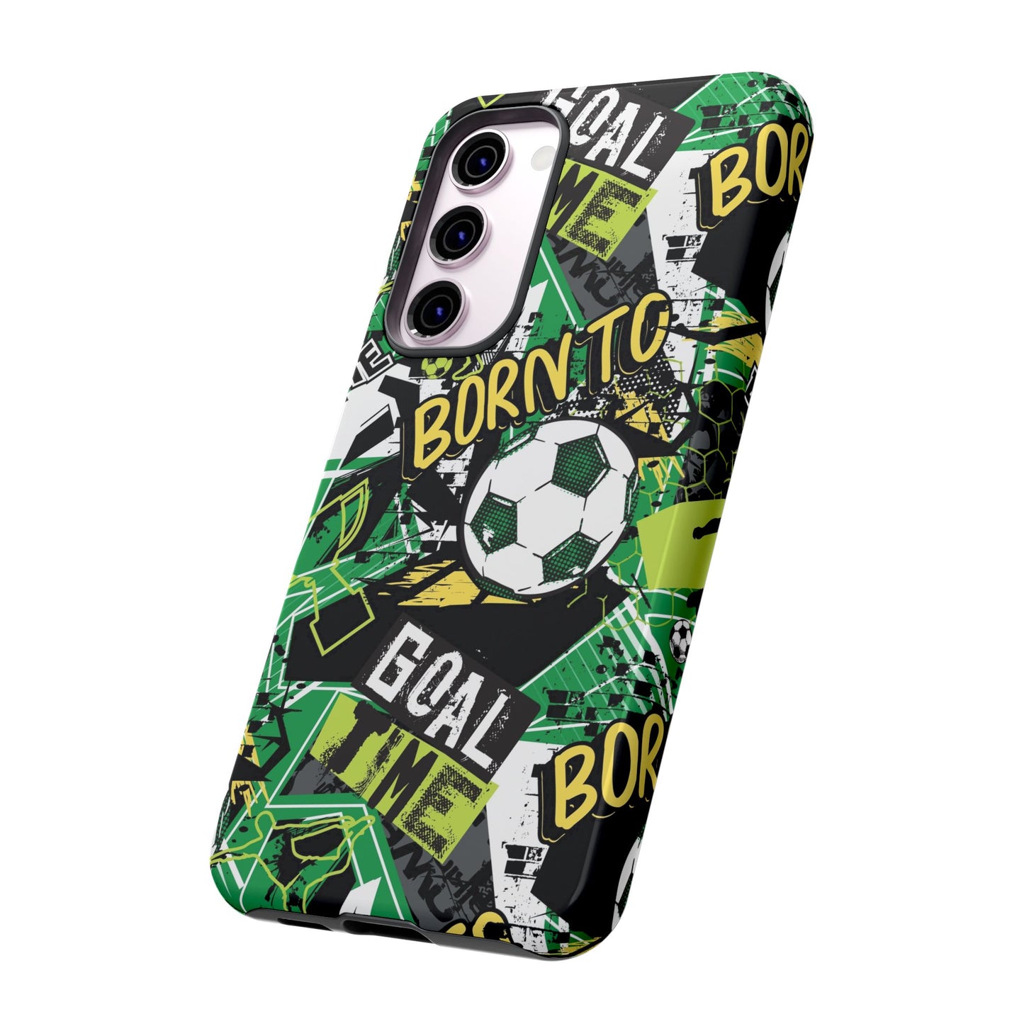 Born to Goal: Football-inspired phone case for iPhone and Samsung Galaxy