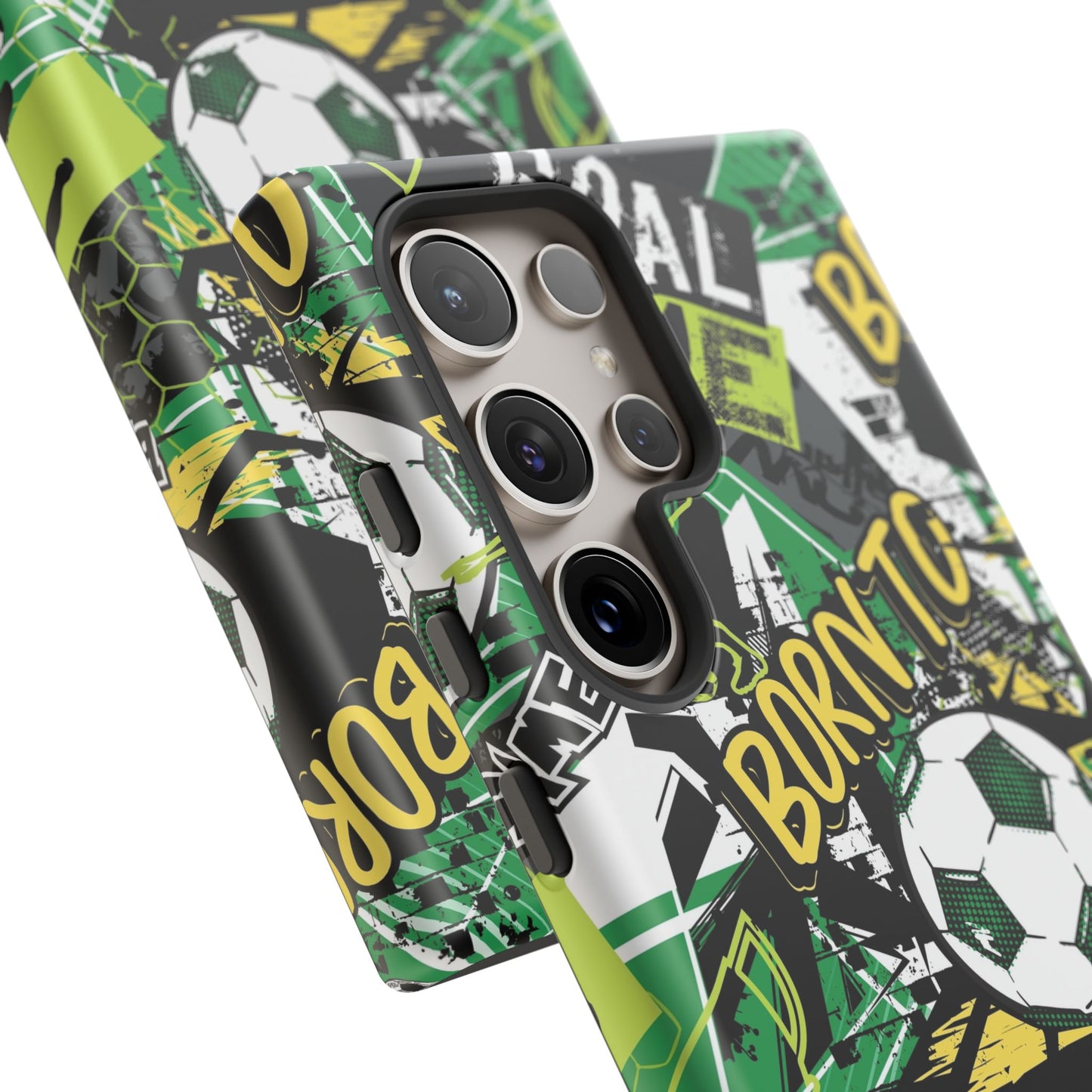 Born to Goal: Football-inspired phone case for iPhone and Samsung Galaxy