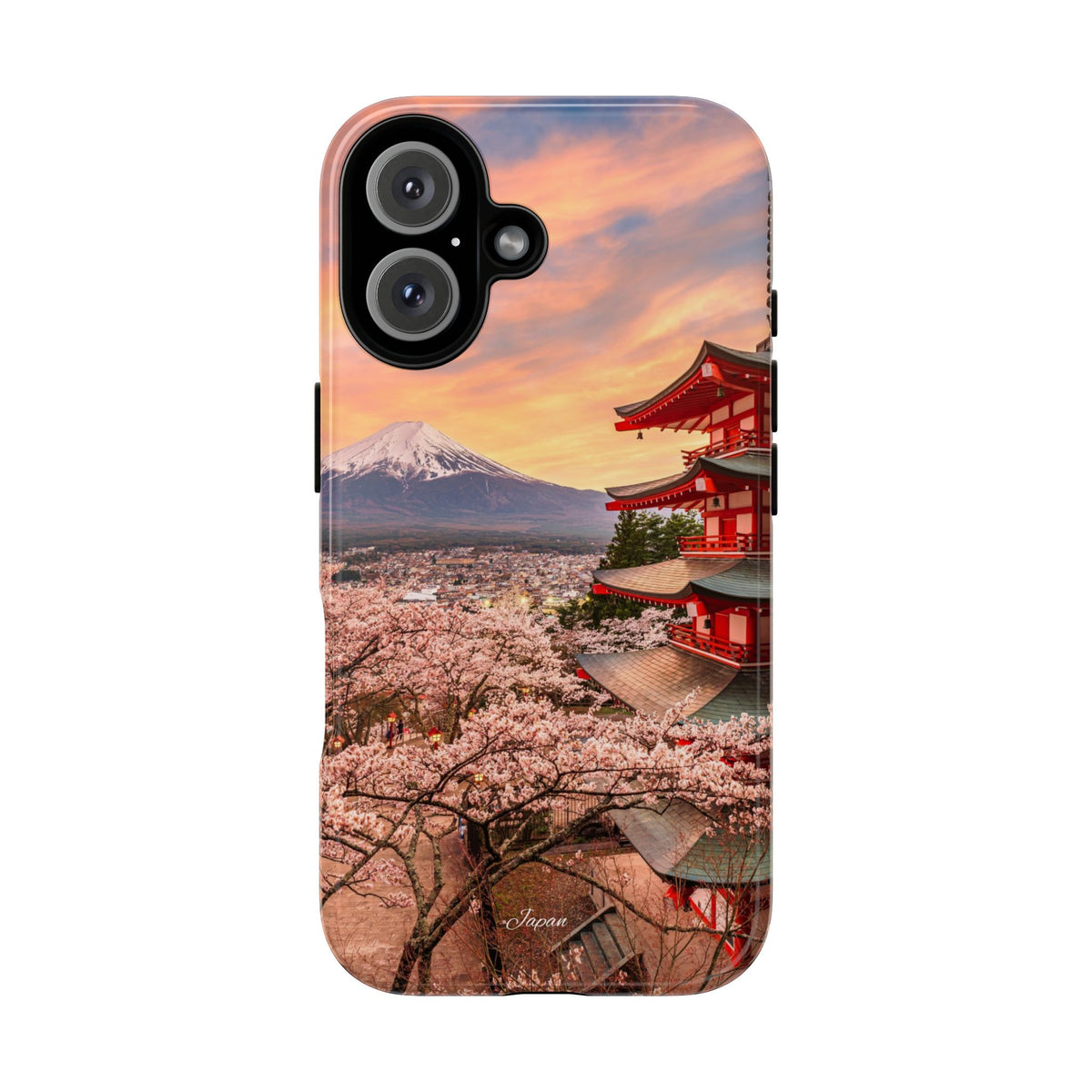Mt. Fuji Sakura Dreams Phone Case for iPhone, Samsung Galaxy and Google Pixel devices