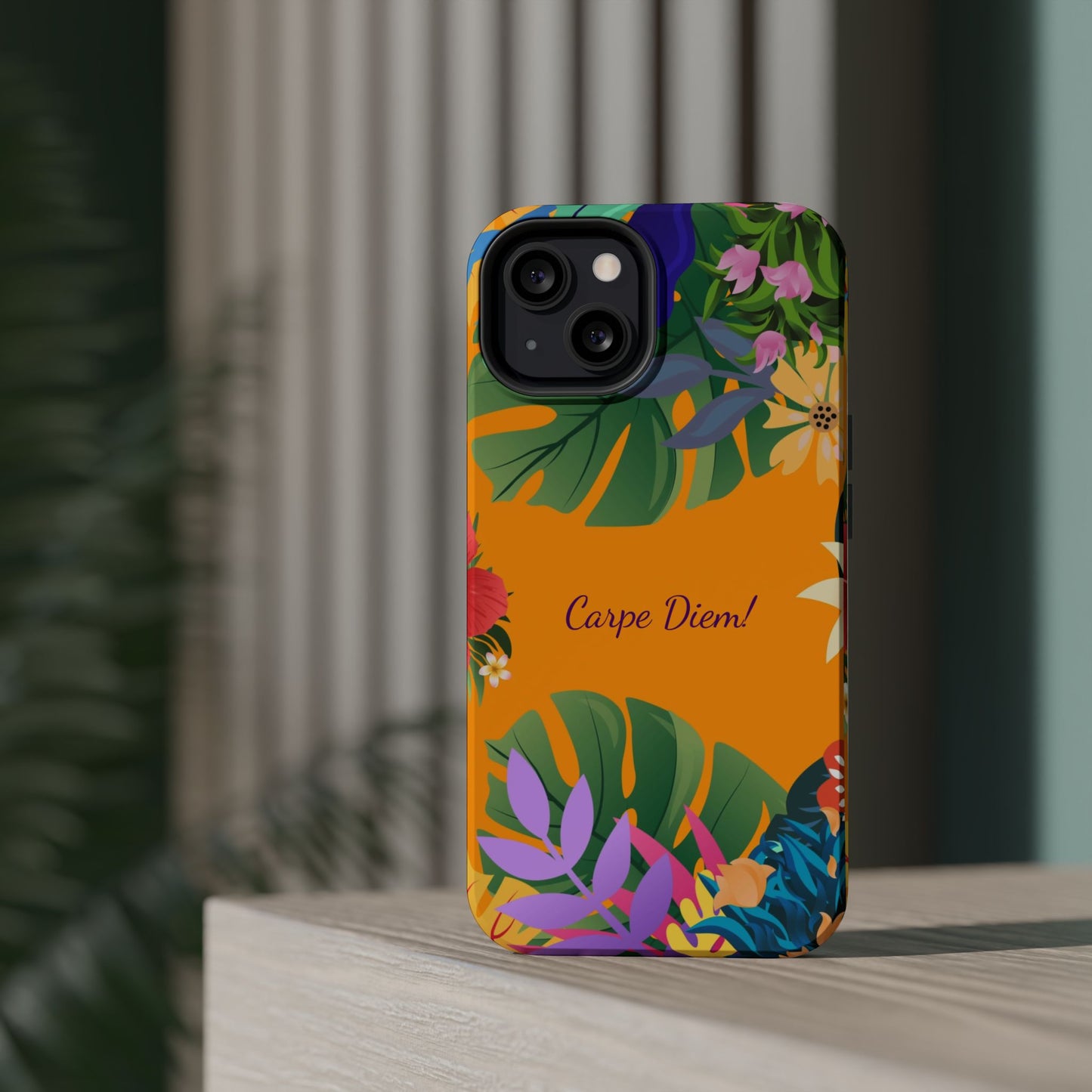 Carpe Diem: Colorful MagSafe Phone Case for iPhone