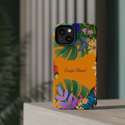 Carpe Diem: Colorful MagSafe Phone Case for iPhone