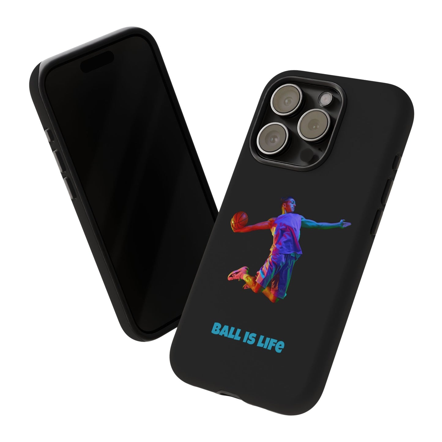 Ball is Life: Basketball Inspired Phone Case for iPhone, Samsung Galaxy and Pixel Devices