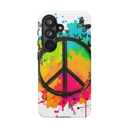 Peace Bloom: Inspiring Phone Case for iPhone and Samsung Galaxy