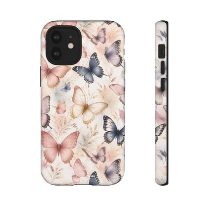Butterfly Pastels Phone Case: Tough Case for iPhone and Samsung Galaxy devices