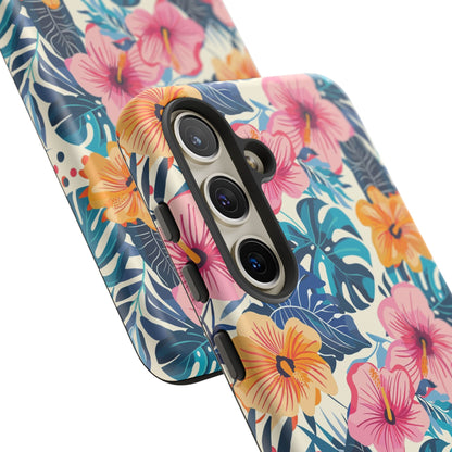 Hibiscus Bloom: Cute Floral Phone Case for iPhone, Samsung and Google Pixel