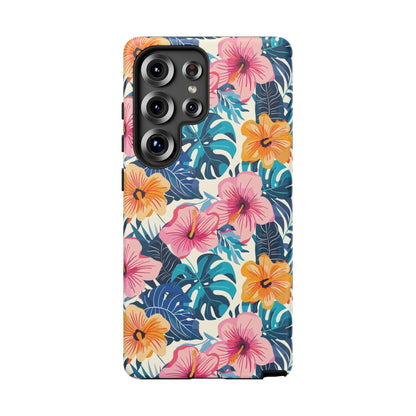 Hibiscus Bloom: Cute Floral Phone Case for iPhone, Samsung and Google Pixel