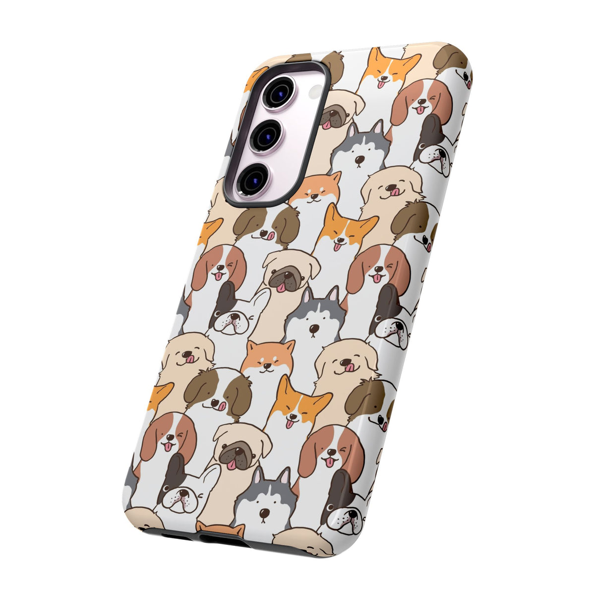 Cute Dogs Charm Phone Case for iPhone, Samsung Galaxy and Google Pixel devices