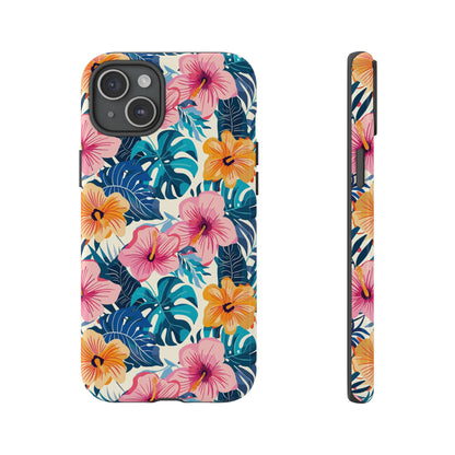 Hibiscus Bloom: Cute Floral Phone Case for iPhone, Samsung and Google Pixel