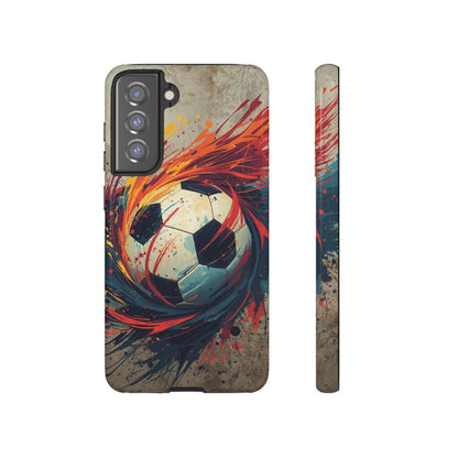 Football Swirl: Phone Case for iPhone, Samsung Galaxy and Google Pixel devices