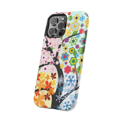 Four Seasons (MagSafe version): Fall, Winter, Spring and Summer inspired phone case for iPhone