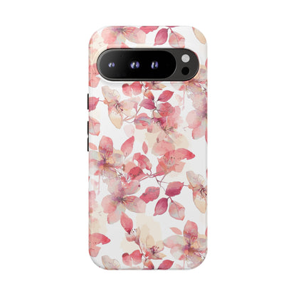Watercolor Flowers: Tough Case for iPhone, Samsung Galaxy and Google Pixel devices