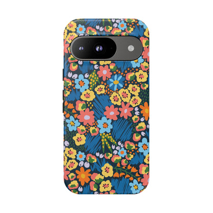 Bloom Burst: Color and Joy Themed Phone Case for iPhone, Samsung Galaxy and Google Pixel devices