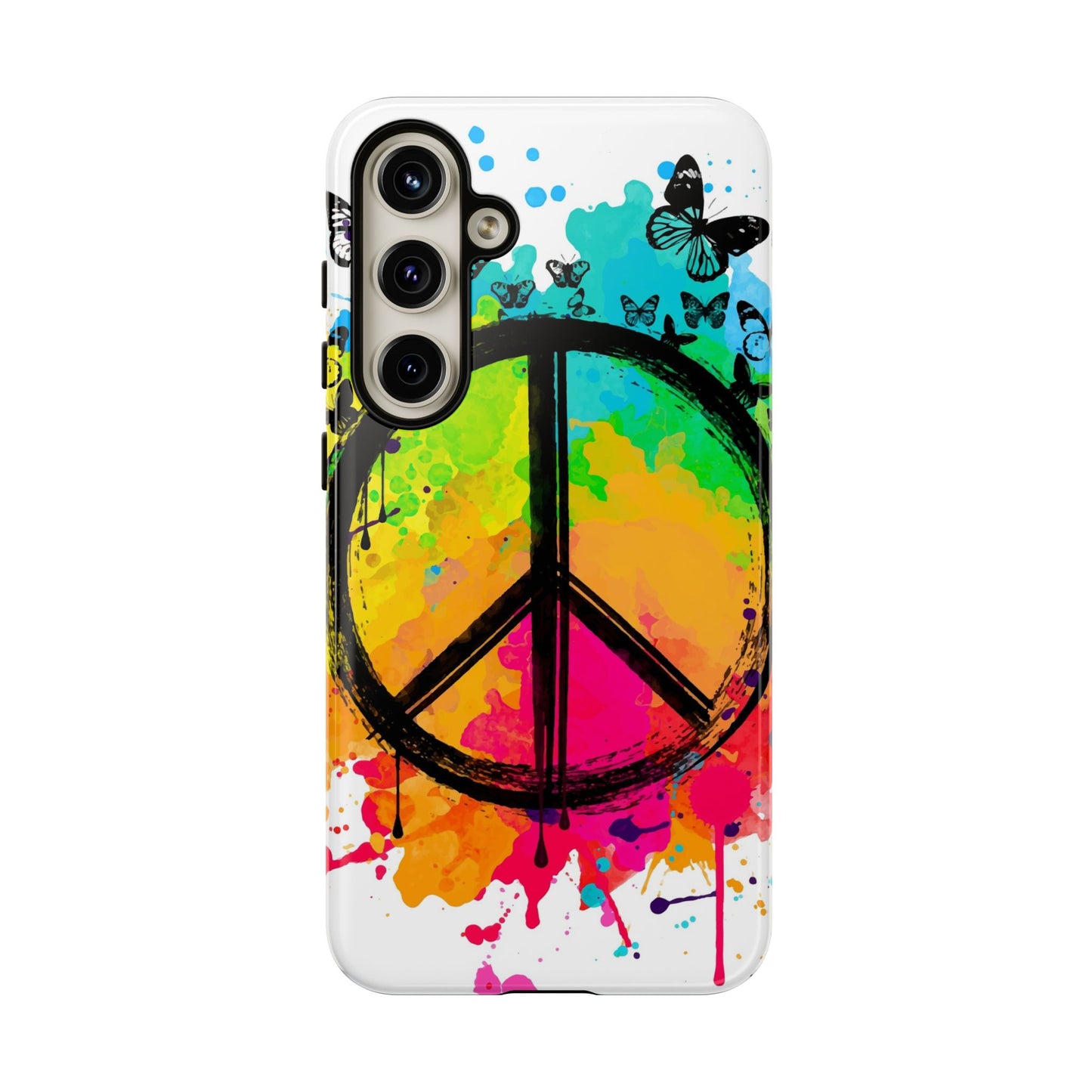 Peace Bloom: Inspiring Phone Case for iPhone and Samsung Galaxy