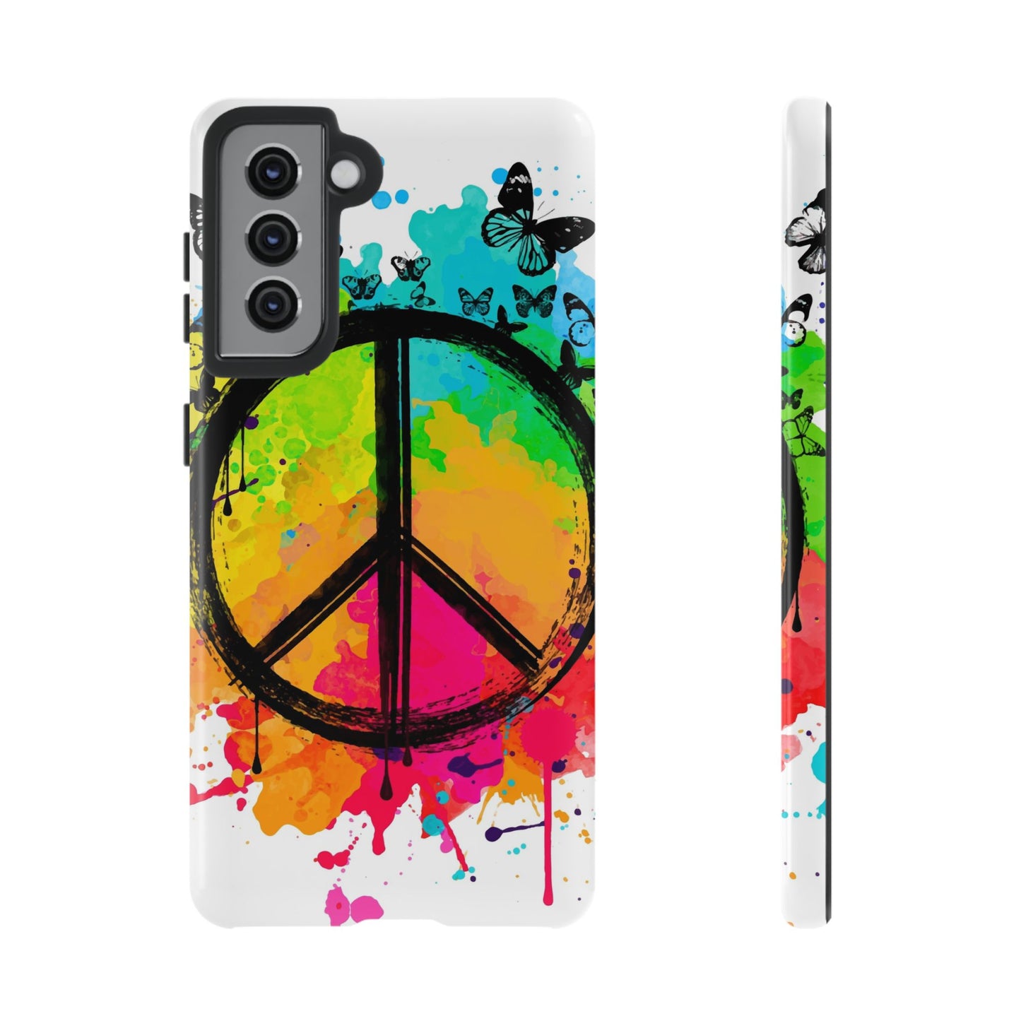 Peace Bloom: Inspiring Phone Case for iPhone and Samsung Galaxy