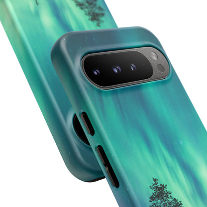 Show Them What You're Worth: Aurora Borealis-Inspired phone case for iPhone, Samsung Galaxy and Pixel devices
