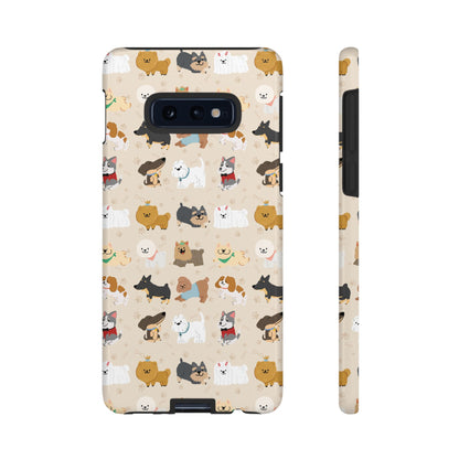 Cute Dogs: Tough Case for iPhone, Samsung Galaxy and Google Pixel devices