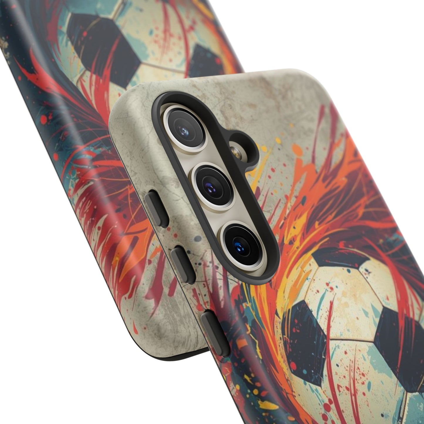 Football Swirl: Phone Case for iPhone, Samsung Galaxy and Google Pixel devices