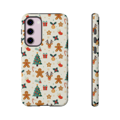 Gingerbread Holidays: Xmas-themed phone case for iPhone, Samsung and Google Pixel