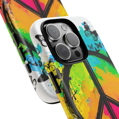 Peace Bloom: Inspiring Phone Case for iPhone and Samsung Galaxy
