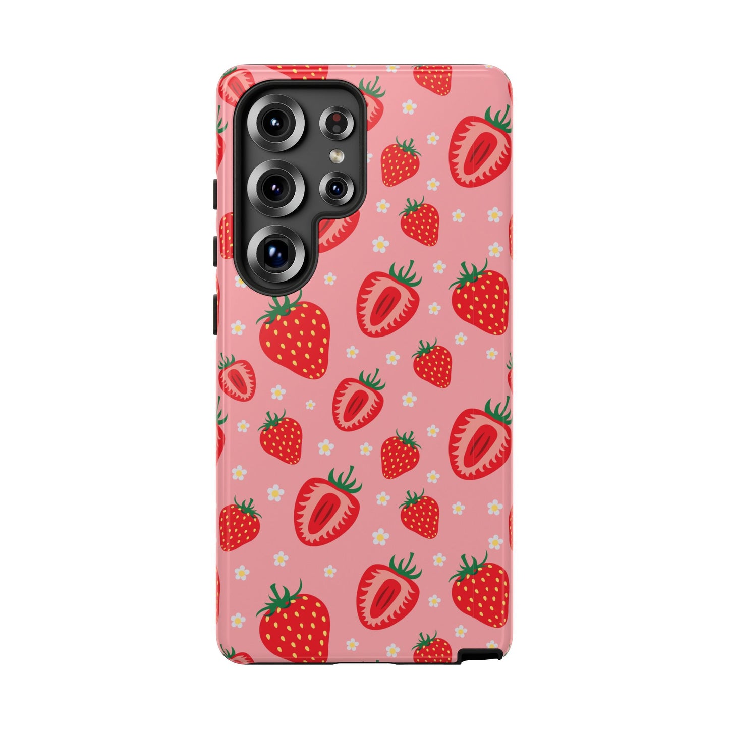 Berry Strawberry: Fruit-inspired phone case for iPhone, Samsung Galaxy and Google Pixel devices