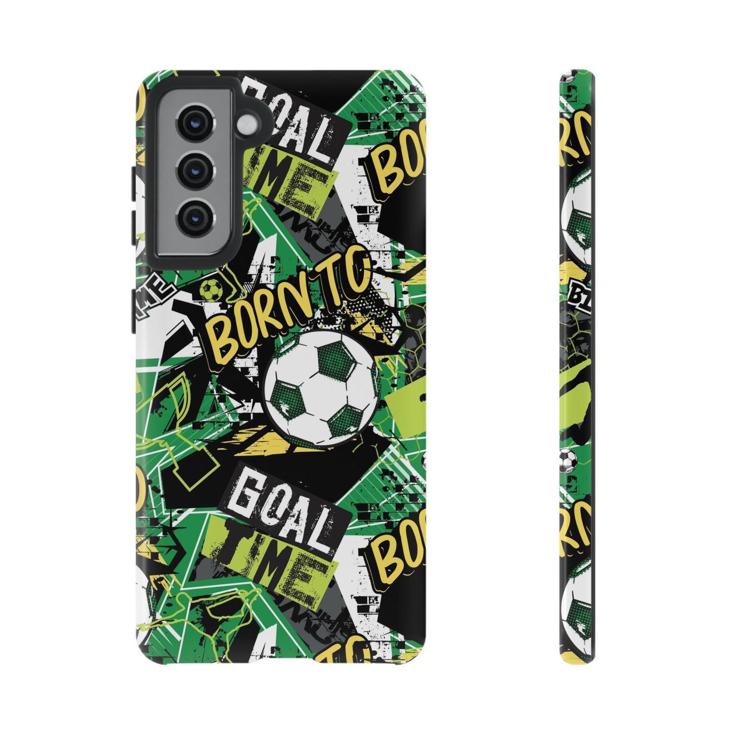 Born to Goal: Football-inspired phone case for iPhone and Samsung Galaxy