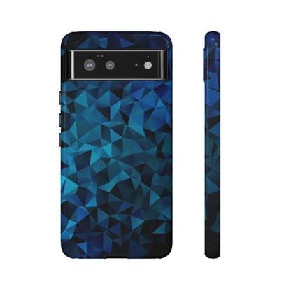Blue Diamonds: Phone Case with Elegant Prints for iPhone, Samsung Galaxy and Google Pixel devices