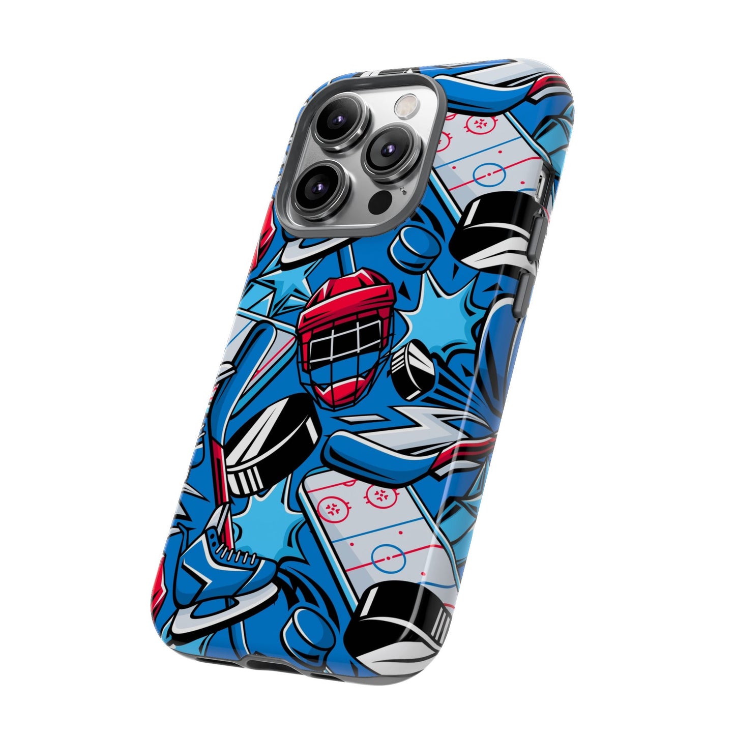 Ice Hockey PowerPlay: Sports-Inspired Phone Case for iPhone, Samsung Galaxy and Google Pixel devices