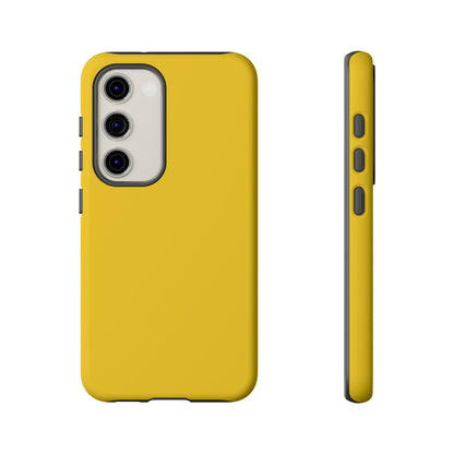Luscious Yellow: Plain Sunburst-Inspired Color for iPhone, Samsung Galaxy and Google Pixel devices