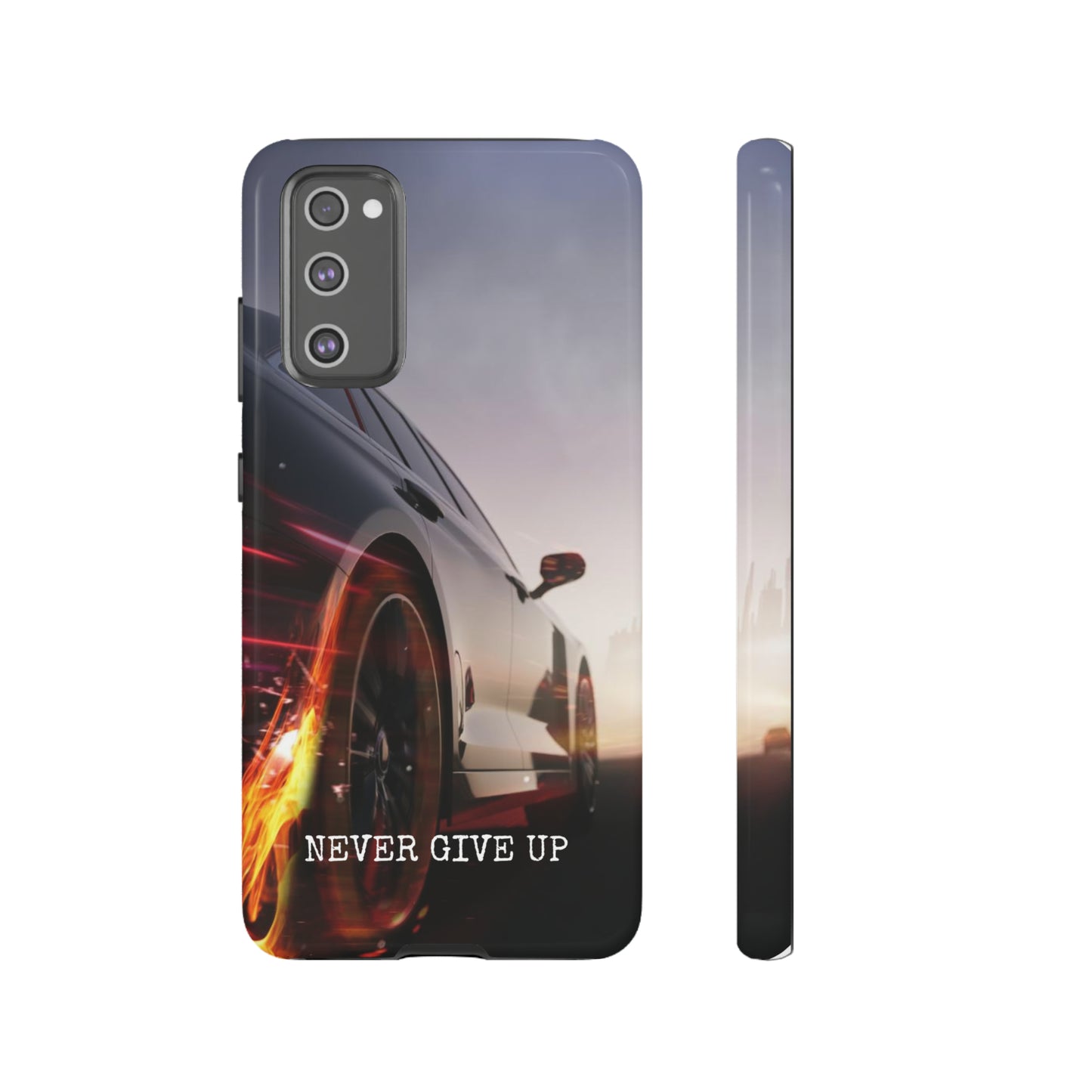 Never Give Up v2: Tough Case for iPhone, Samsung Galaxy and Google Pixel