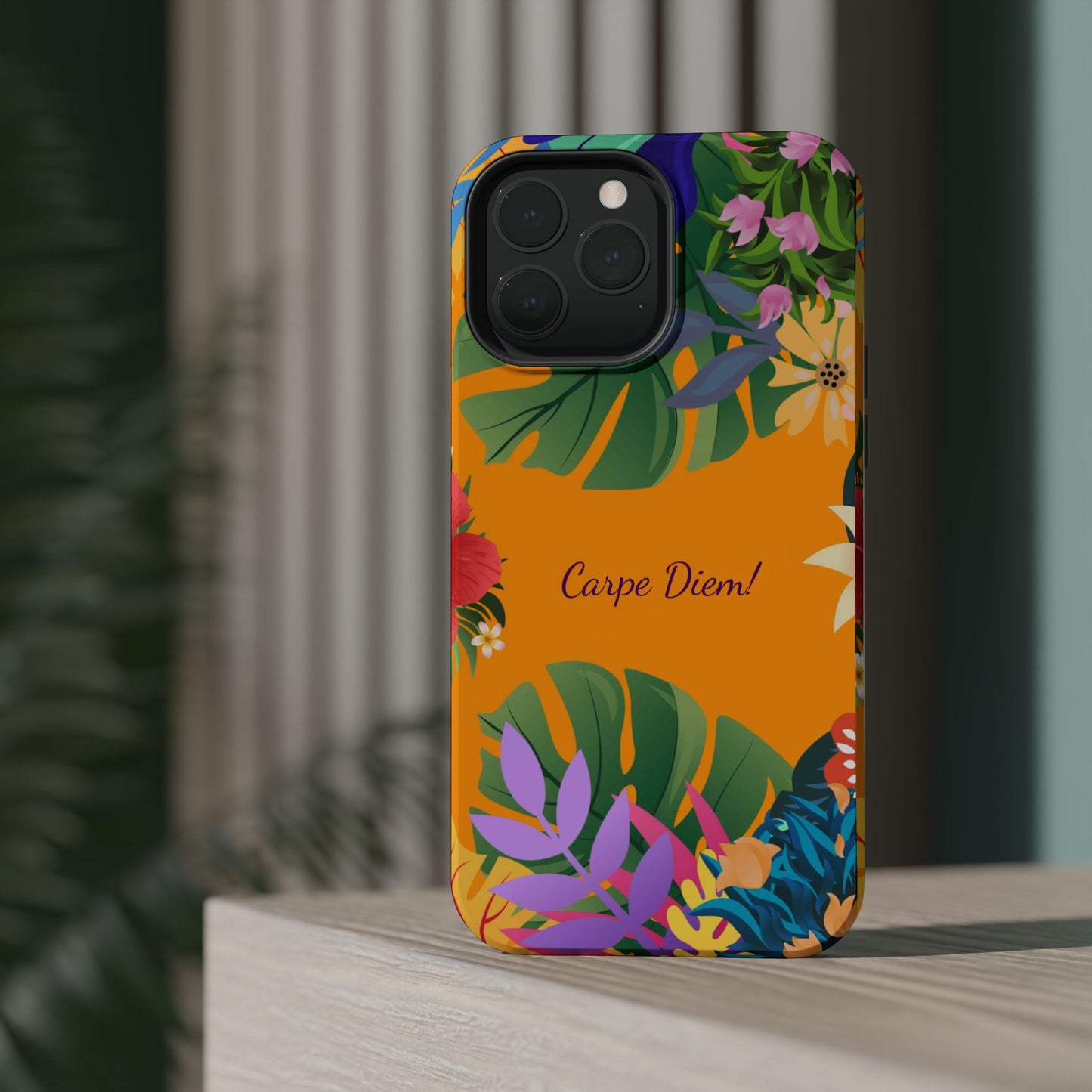 Carpe Diem: Colorful MagSafe Phone Case for iPhone