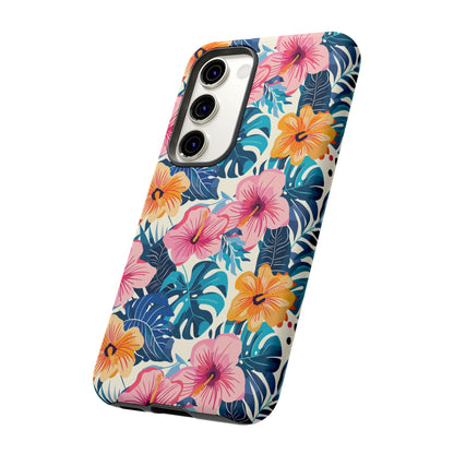 Hibiscus Bloom: Cute Floral Phone Case for iPhone, Samsung and Google Pixel