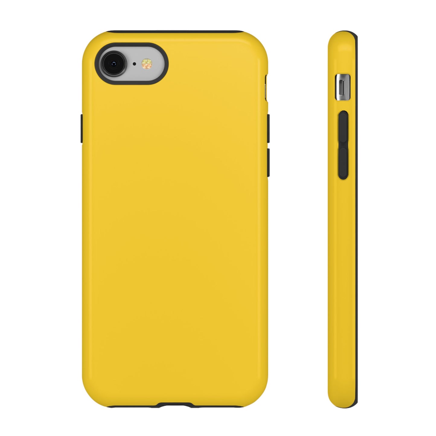 Luscious Yellow: Plain Sunburst-Inspired Color for iPhone, Samsung Galaxy and Google Pixel devices