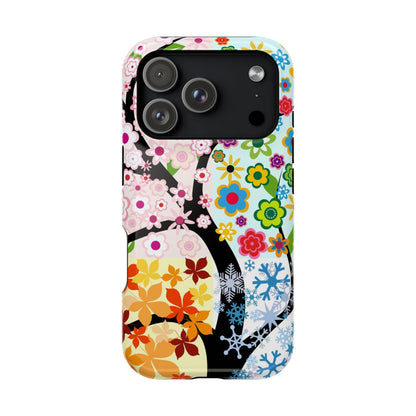 Four Seasons (MagSafe version): Fall, Winter, Spring and Summer inspired phone case for iPhone