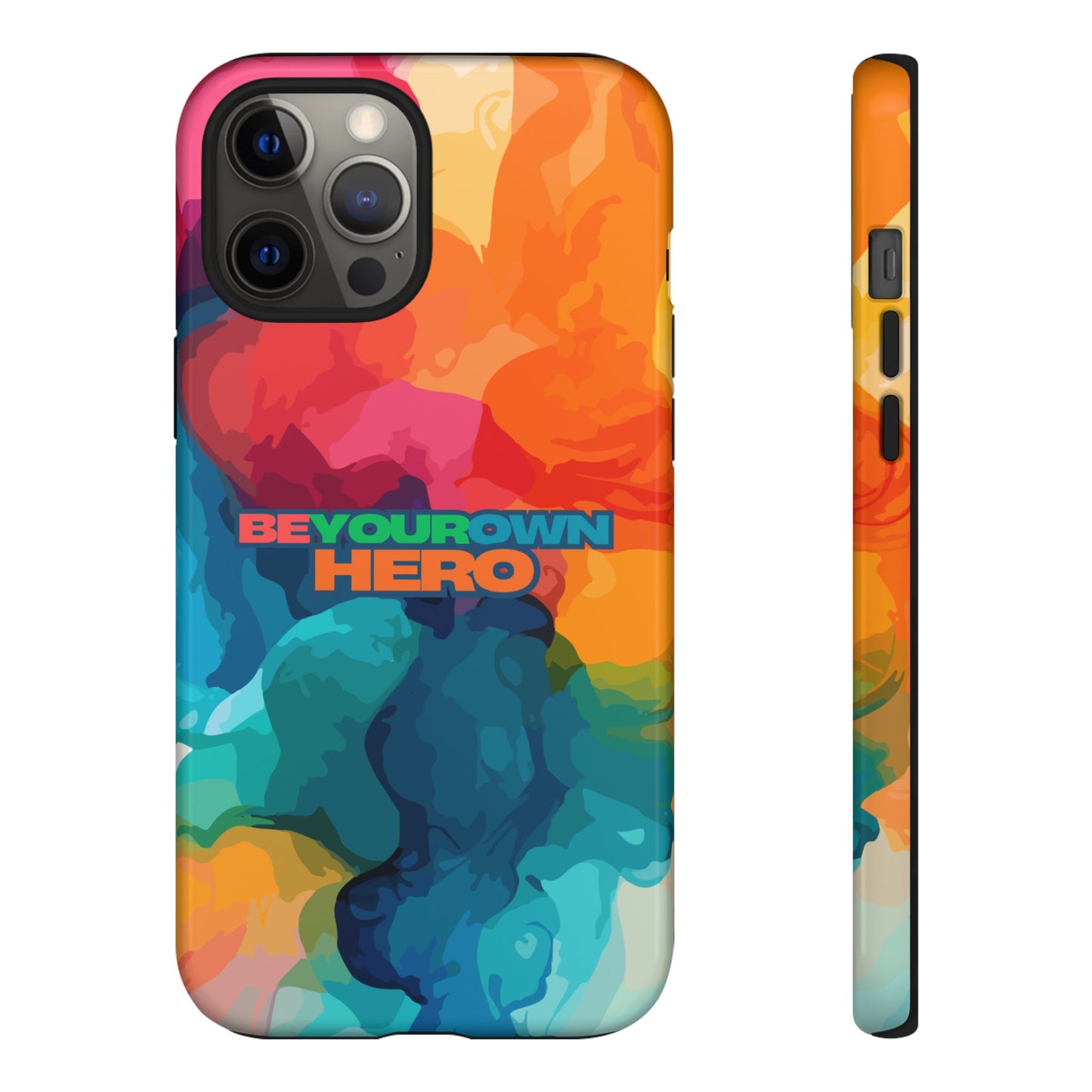 Be Your Own Hero: Inspiring Quote Phone Case for iPhone, Samsung Galaxy and Google Pixel