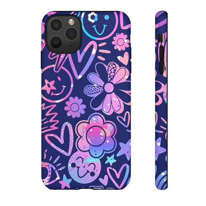 Live Inspired: Purple Tough Case for iPhone, Samsung Galaxy and Google Pixel devices