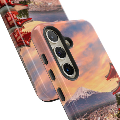 Cherry Blossoms Mt. Fuji phone case for iPhone, Galaxy and Pixel devices