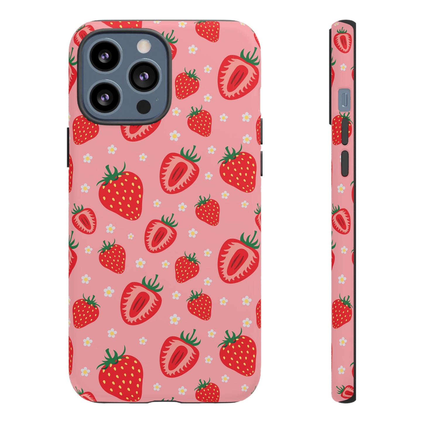 Berry Strawberry: Fruit-inspired phone case for iPhone, Samsung Galaxy and Google Pixel devices