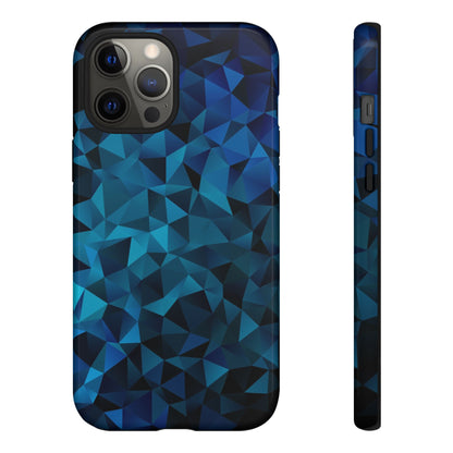 Blue Diamonds: Phone Case with Elegant Prints for iPhone, Samsung Galaxy and Google Pixel devices