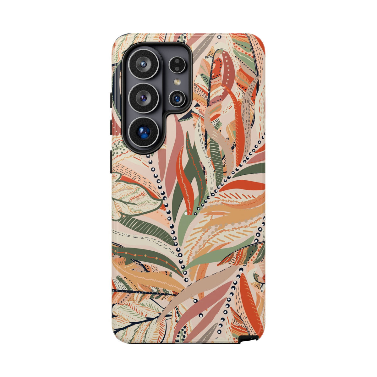 Terracotta Leaves Phone Case: Nature‑Inspired Art for iPhone, Samsung Galaxy and Google Pixel devices