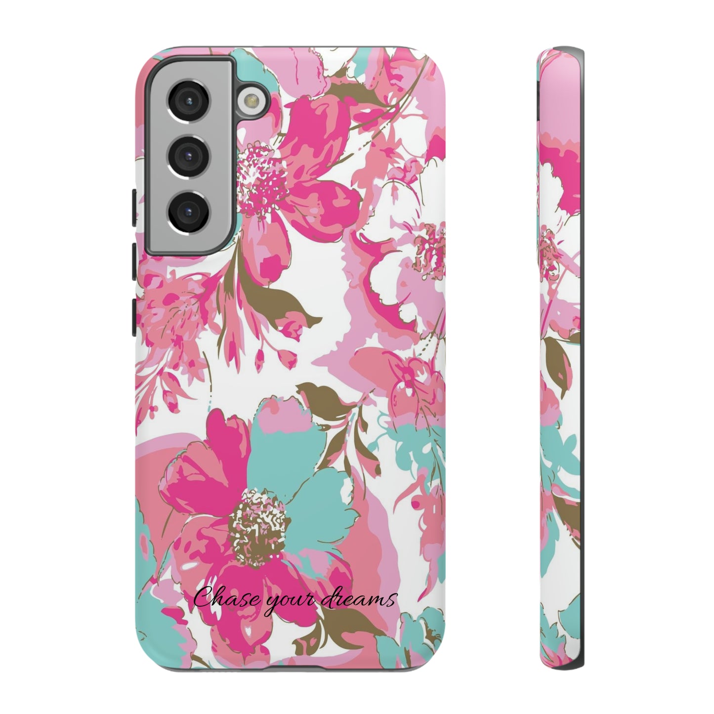 Chase your dreams: Artistic and elegant phone case for Apple iPhone, Samsung Galaxy and Pixel devices