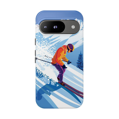 Glacier Rush: Ice Ski inspired phone case for iPhone, Samsung Galaxy and Google  Pixel devices
