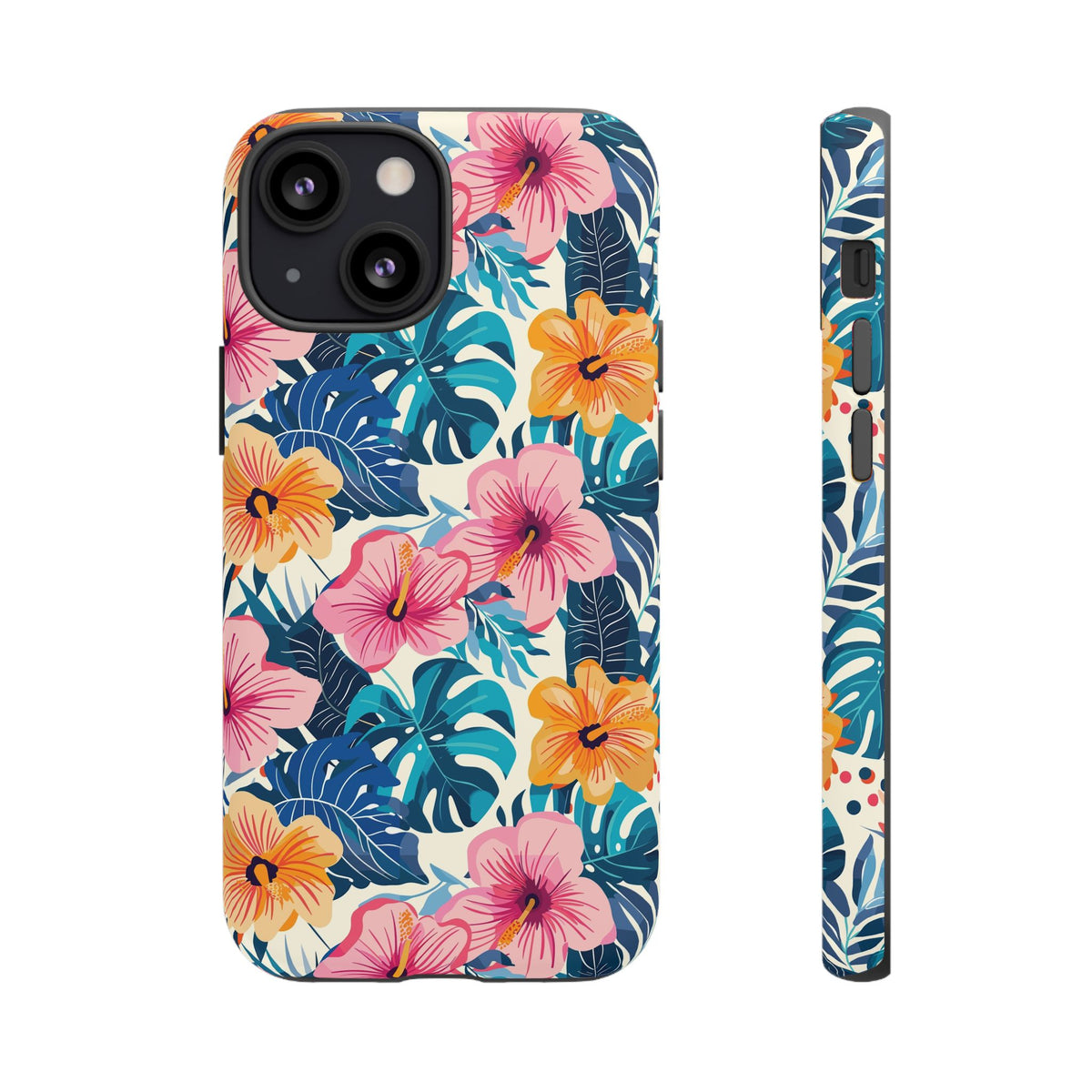 Hibiscus Bloom: Cute Floral Phone Case for iPhone, Samsung and Google Pixel