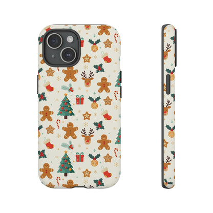 Gingerbread Holidays: Xmas-themed phone case for iPhone, Samsung and Google Pixel