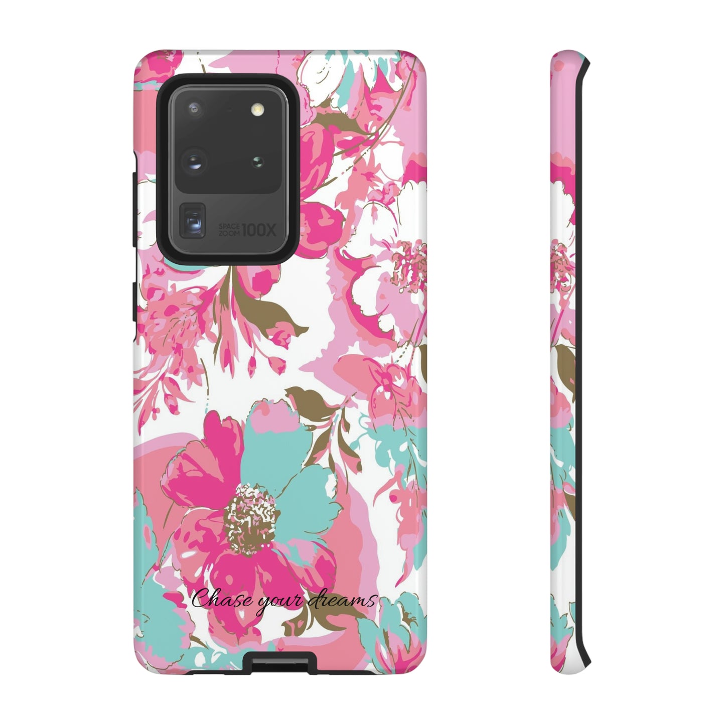 Chase your dreams: Artistic and elegant phone case for Apple iPhone, Samsung Galaxy and Pixel devices