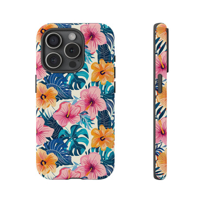 Hibiscus Bloom: Cute Floral Phone Case for iPhone, Samsung and Google Pixel