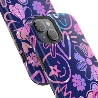 Live Inspired (MagSafe version): Purple Tough Case for iPhone