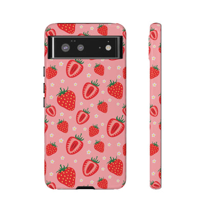 Berry Strawberry: Fruit-inspired phone case for iPhone, Samsung Galaxy and Google Pixel devices