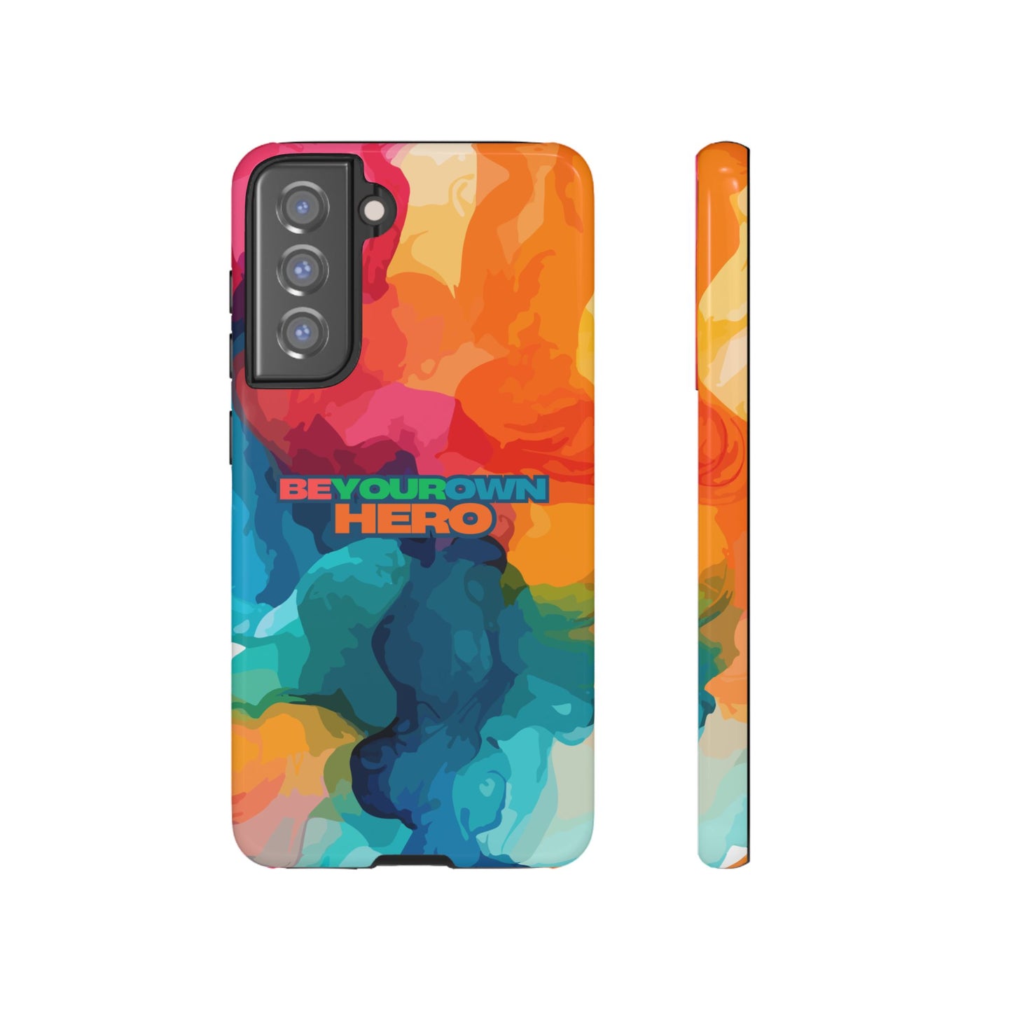 Be Your Own Hero: Inspiring Quote Phone Case for iPhone, Samsung Galaxy and Google Pixel