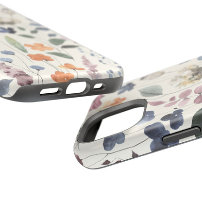 Floral prints phone case for iPhone (MagSafe version)