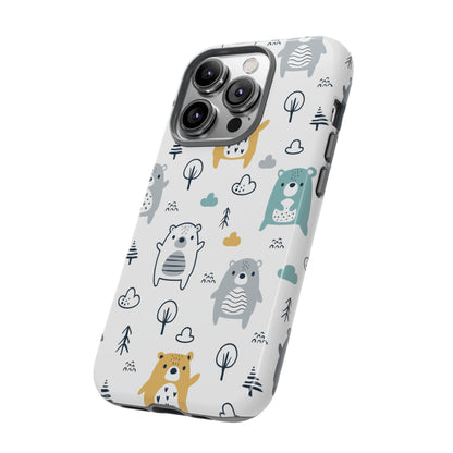 Bear Friends: Cute Phone Case for iPhone, Samsung Galaxy and Google Pixel devices